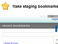 1Take Staging Bookmarks: Dofollow social bookmarking