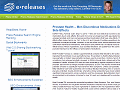 Prostate Health – Men Discontinue Medications Due to Side Effects - Press Release